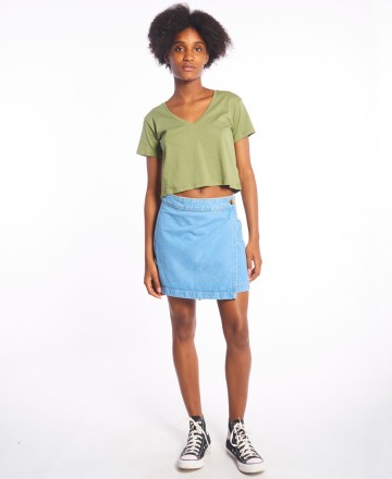 Pollera
Y T� Quique? Denim Cruzada