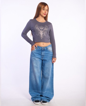 Jean
Isabel La Catolica Wide Leg Blue