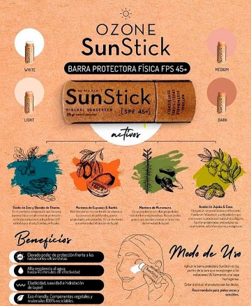Barra Protector Solar
Ozone Sun Stick