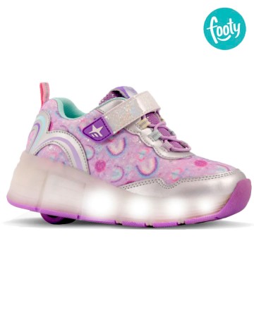 Zapatillas
Footy Roller Arcoiris Con Luz
