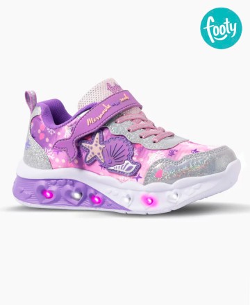 Zapatillas
Footy Mermaid Lila Con Luz
