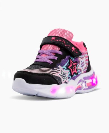 Zapatilla
Footy Multistar Negra con Luz