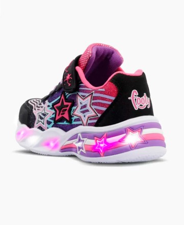 Zapatilla
Footy Multistar Negra con Luz