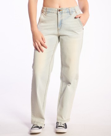 Jean 
Volcom Low Rise Wide Leg
