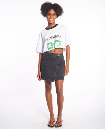 Pollera
Y T� Quique? Button Cruzada