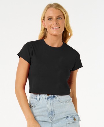 Remera 
Rip Curl Baby Plain Rib