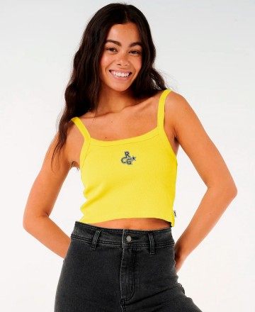 Remera 
Rip Curl Crop Top Dalia Ribb