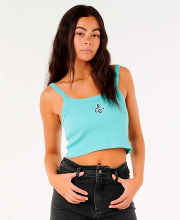 Remera 
Rip Curl Crop Top Dalia Ribb