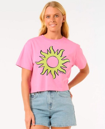 Remera 
Rip Curl Crop Sol