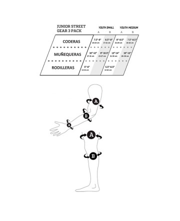 Protecciones
Pro Tec Street Gear 3 Pack Jr