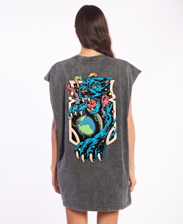 Vestido 
Santa Cruz Asta Space Cat Dress Girl