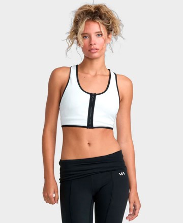 Top 
RVCA Alexis Ren Zip Up Sports Bra