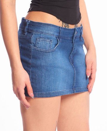 Pollera 
Isabel La Cat�lica Mini Jean Stretch
