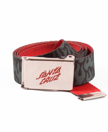 Cinturon 
Santa Cruz Flaming Stack Belt
