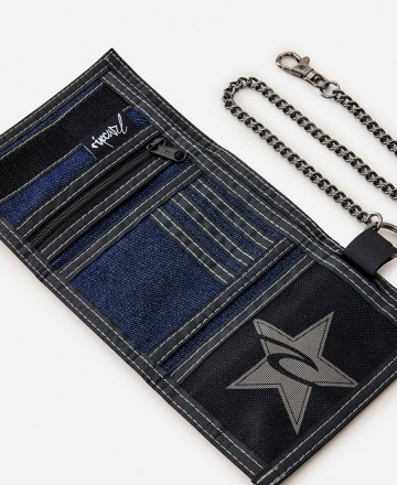 Billetera 
Rip Curl Surf Denim Chain