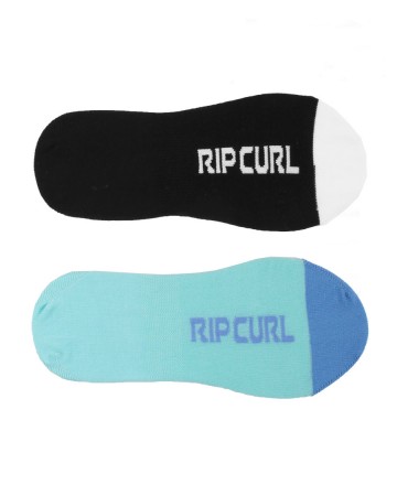 Soquetes 
Rip Curl No Show Logo X2