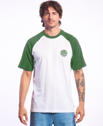 Remera 
Rip Curl Raglan Surf