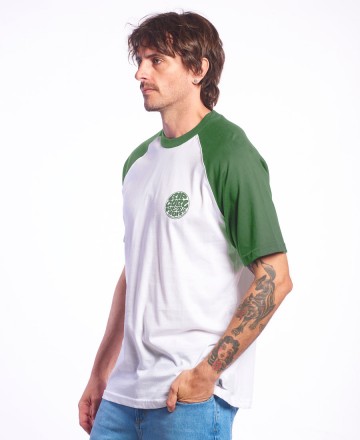 Remera 
Rip Curl Raglan Surf