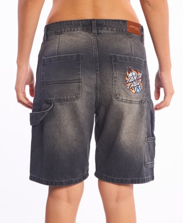 Bermuda 
Santa Cruz Flaming Dice Dot Carpenter