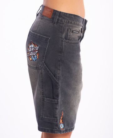 Bermuda 
Santa Cruz Flaming Dice Dot Carpenter