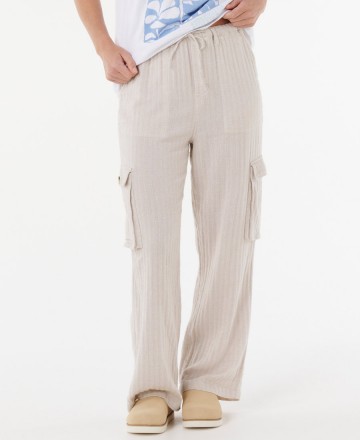 Pantal�n 
Rip Curl Linen Textured