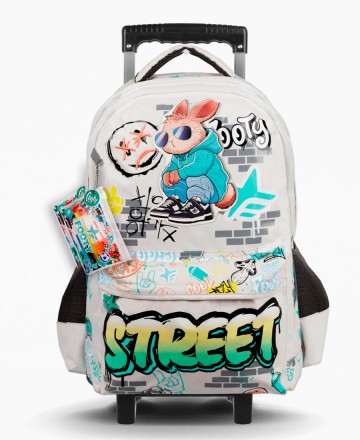 Mochila 
Footy Street Gris Carro 18