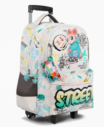 Mochila 
Footy Street Gris Carro 18
