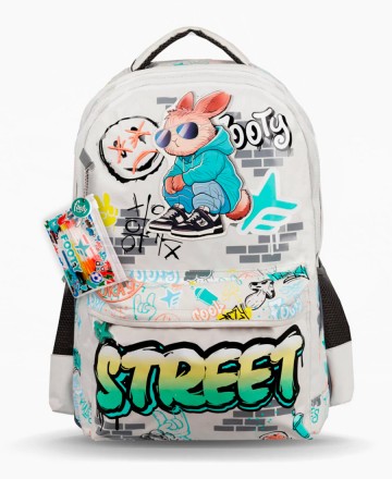 Mochila 
Footy Street Gris 18