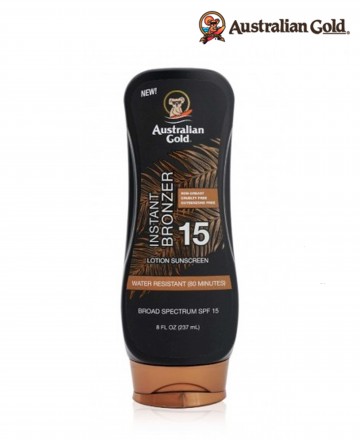 Bronceador 
Australian Gold Instant Bronzer SPF 15